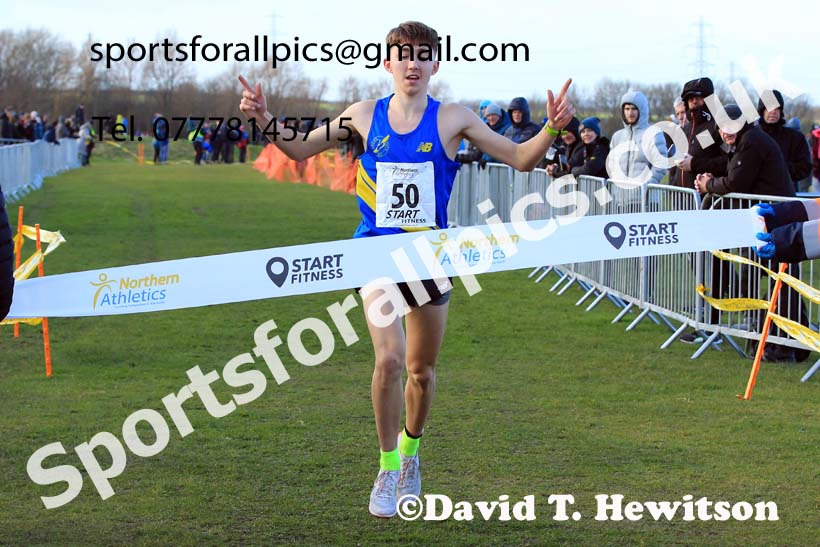 Mens under-20s 2022 Northern Cross Country Champs., Pontefract. Photo: David T. Hewitson/Sports for All Pics